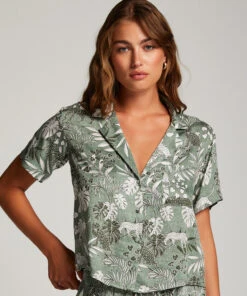 Springbreakers Pyjama Top - Green