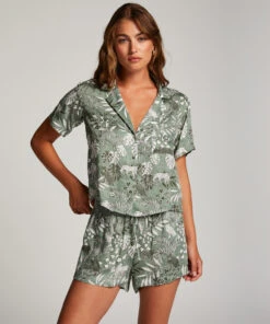Springbreakers Pyjama Top - Green -Deals Bare Bralettes Store 203298 3