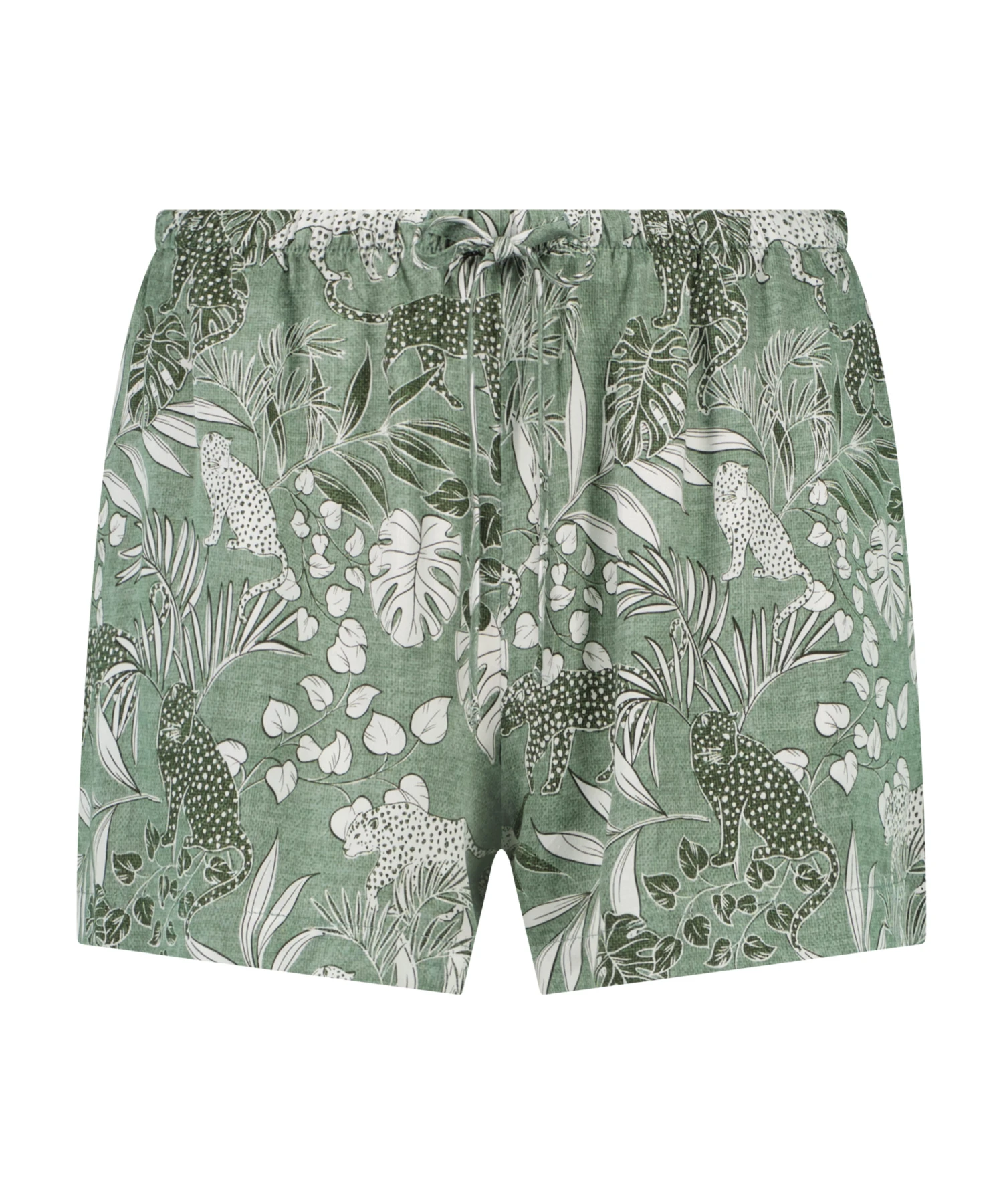 Pyjama Shorts - Green 4 Pyjama Shorts - Green - Image 4
