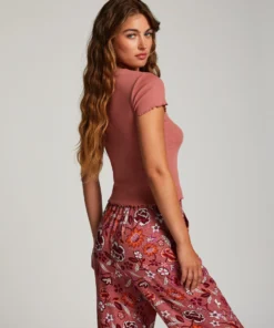 Short Sleeve Cotton Shirt - Pink 9 Short Sleeve Cotton Shirt - Pink -Deals Bare Bralettes Store 203302 4 scaled