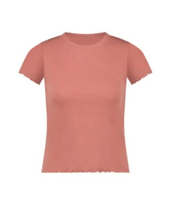 Short Sleeve Cotton Shirt - Pink -Deals Bare Bralettes Store 203302 5