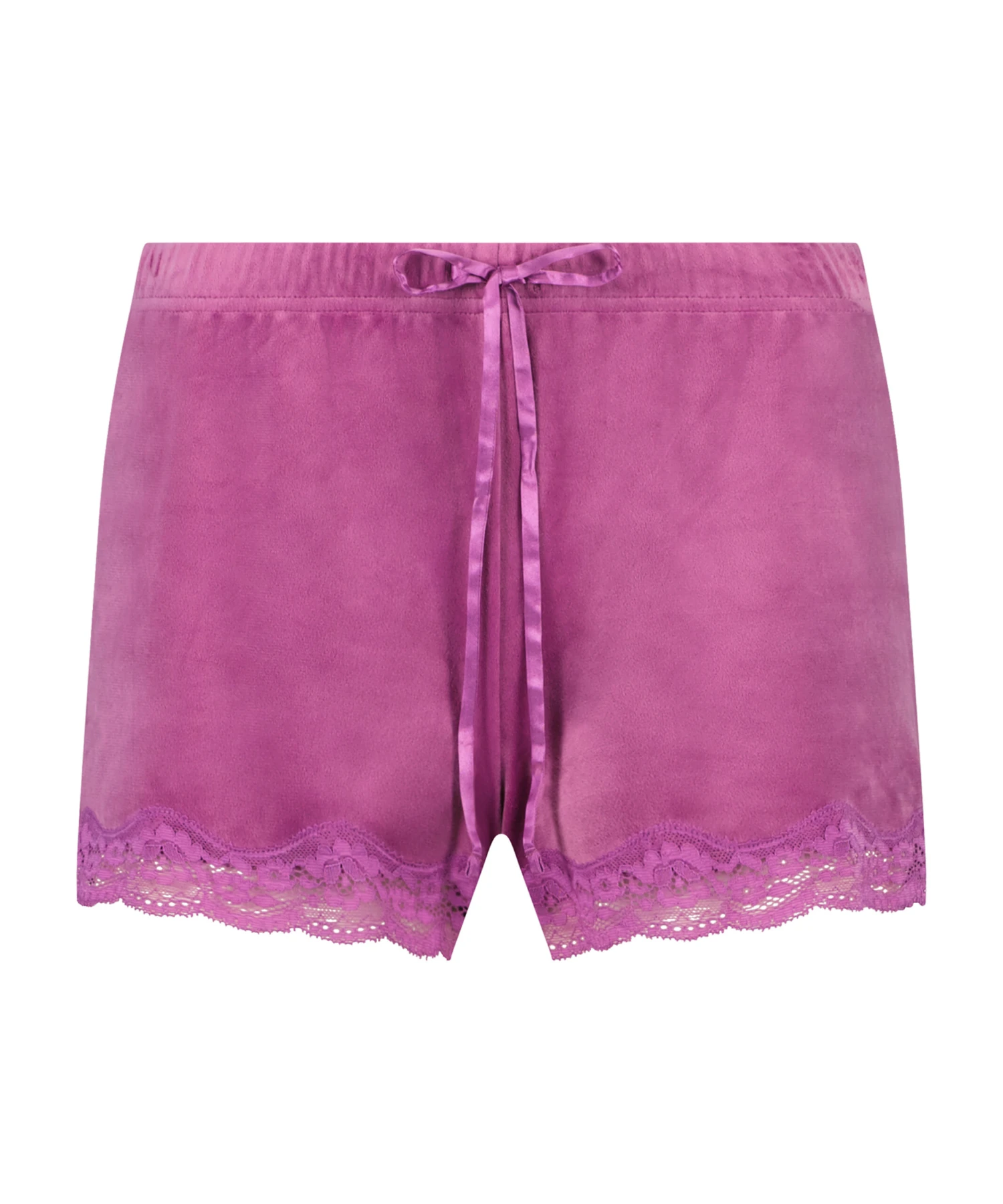 Velvet Lace Shorts - Purple 6 Velvet Lace Shorts - Purple - Image 6