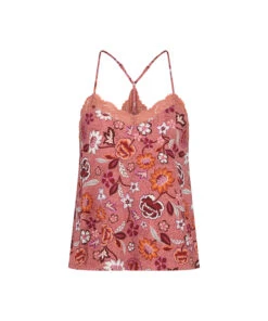 Woven Lace Cami Top - Pink -Deals Bare Bralettes Store 203307 5