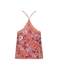 Woven Lace Cami Top - Pink -Deals Bare Bralettes Store 203307 6