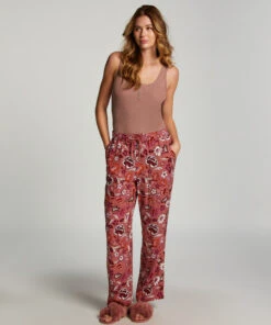 Woven Pyjama Pants - Pink