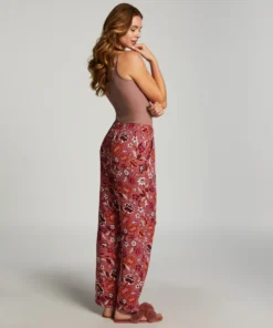 Woven Pyjama Pants - Pink -Deals Bare Bralettes Store 203308 4 scaled