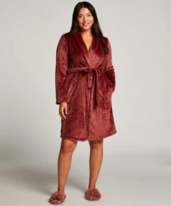 Fleece Bathrobe - Pink