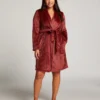 Fleece Bathrobe - Pink