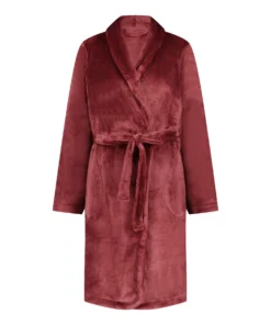 Fleece Bathrobe - Pink -Deals Bare Bralettes Store 203311 5 scaled