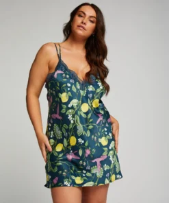 Satin Slipdress - Blue -Deals Bare Bralettes Store 203316 12 scaled