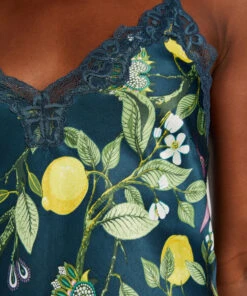 Satin Slipdress - Blue -Deals Bare Bralettes Store 203316 2