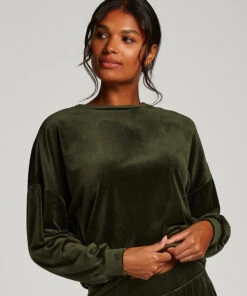 Velours Top - Green