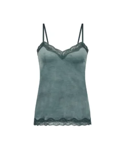 Velours Lace Cami Top - Green 10 Velours Lace Cami Top - Green -Deals Bare Bralettes Store 203333 5 scaled