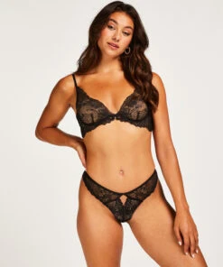 Josefina Non-Padded Underwired Bra - Black 8 Josefina Non-Padded Underwired Bra - Black -Deals Bare Bralettes Store 203378 3