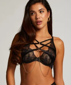 Chayna Non-Padded Underwired Bra - Black