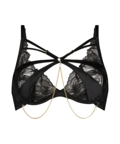 Chayna Non-Padded Underwired Bra - Black -Deals Bare Bralettes Store 203414 5 scaled
