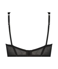 Amelie Padded Underwired Longline Bra - Black -Deals Bare Bralettes Store 203517 6 scaled