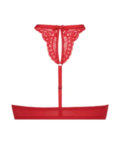 Mariah Padded Underwired Push-Up Bra - Red -Deals Bare Bralettes Store 203559 6 scaled