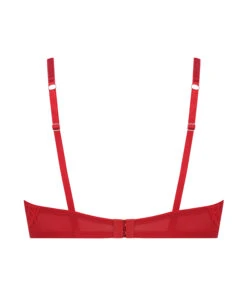 Mariah Non-Padded Underwired Bra - Red -Deals Bare Bralettes Store 203560 6