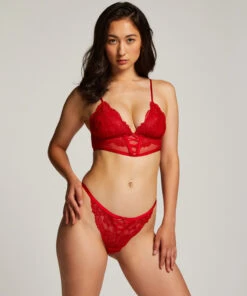Simone Bralette - Red -Deals Bare Bralettes Store 203649 3