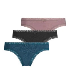 Classics Brazilians 3-pack - Blue 10 Classics Brazilians 3-pack - Blue -Deals Bare Bralettes Store 203653 5