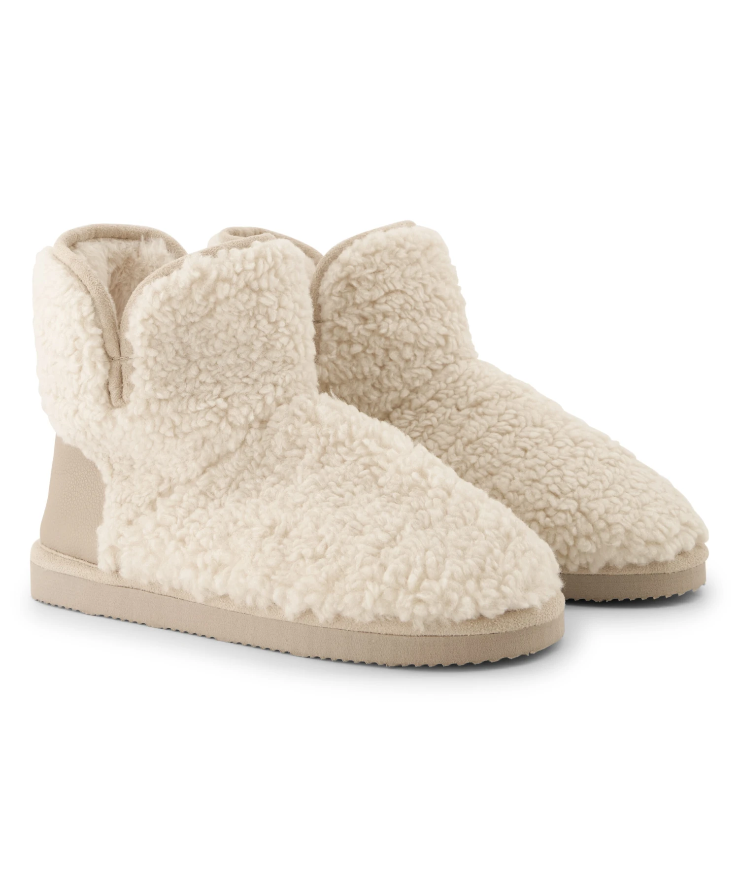 Teddy Slippers Boot - Beige 2 Teddy Slippers Boot - Beige - Image 2
