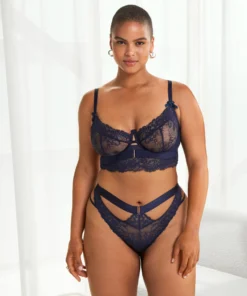 Blossom Non-Padded Underwired Longline Bra - Blue 11 Blossom Non-Padded Underwired Longline Bra - Blue -Deals Bare Bralettes Store 203858 17 scaled