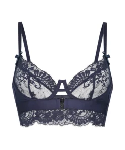 Blossom Non-Padded Underwired Longline Bra - Blue 12 Blossom Non-Padded Underwired Longline Bra - Blue -Deals Bare Bralettes Store 203858 5 scaled