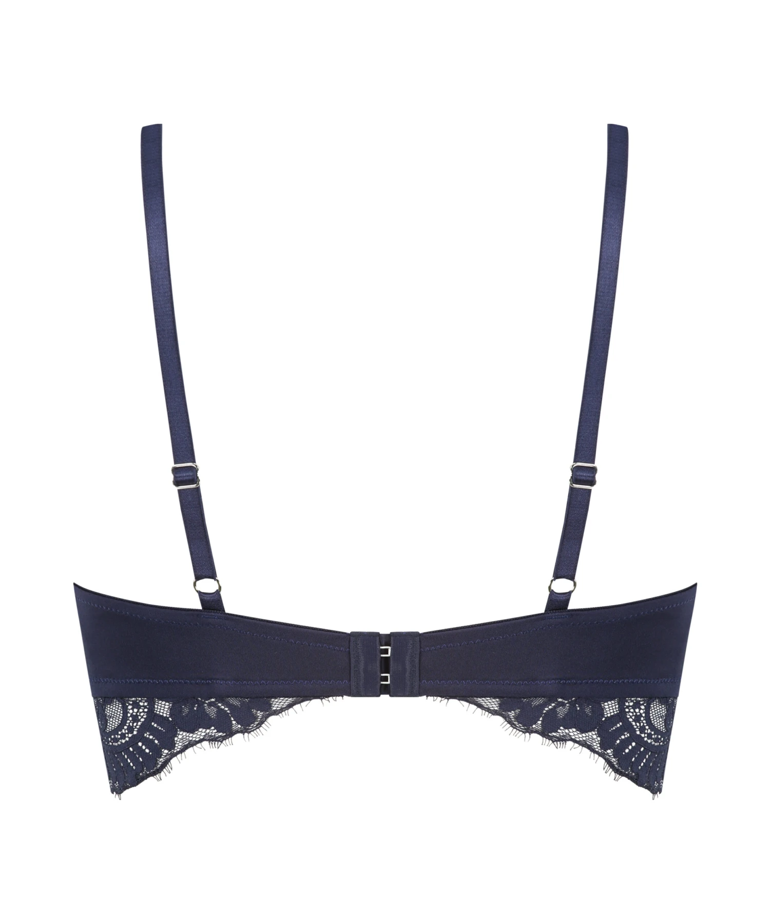 Blossom Non-Padded Underwired Longline Bra - Blue 7 Blossom Non-Padded Underwired Longline Bra - Blue - Image 7