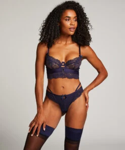 Blossom Thong - Blue