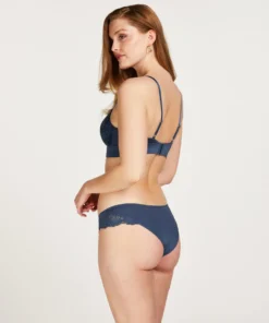 Lidia Padded Non-Wired Bra - Blue -Deals Bare Bralettes Store 203861 4 scaled