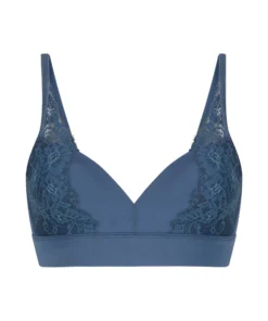 Lidia Padded Non-Wired Bra - Blue -Deals Bare Bralettes Store 203861 5 scaled