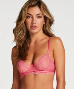 Isabelle Non-Padded Underwired Bra - Pink