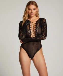 Statement Bodysuit - Black