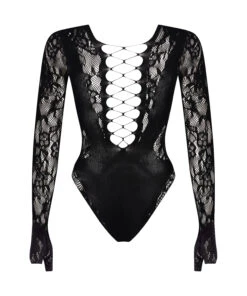Statement Bodysuit - Black -Deals Bare Bralettes Store 204026 6