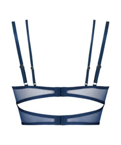 Constance Non-Padded Underwired Longline Bra - Blue -Deals Bare Bralettes Store 204034 6