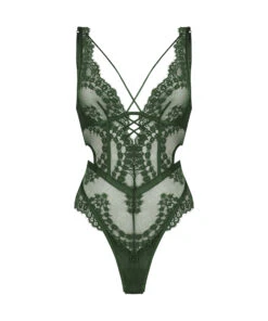 Sanne Bodysuit - Green -Deals Bare Bralettes Store 204067 5