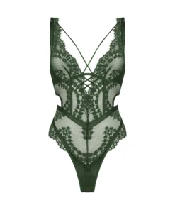 Sanne Bodysuit - Green -Deals Bare Bralettes Store 204067 5 scaled