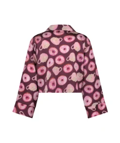 Satin Long-Sleeved Jacket - Purple -Deals Bare Bralettes Store 204110 6 scaled