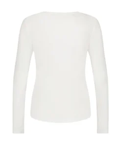 Long-Sleeved Pyjama Top - White -Deals Bare Bralettes Store 204162 6 scaled