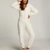 Fleece Onesie - White