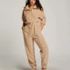 Fleece Onesie - Beige