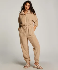 Fleece Onesie - Beige