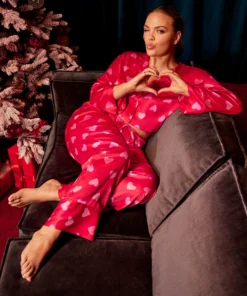 Satin Trousers - Red -Deals Bare Bralettes Store 204178 17 scaled