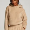 Snuggle Hoodie Fleece - Beige