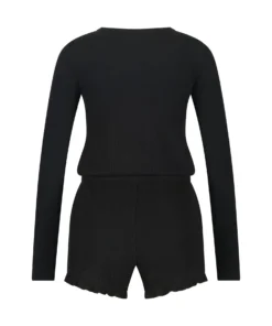 Brushed Short Onesie - Black -Deals Bare Bralettes Store 204194 6 scaled