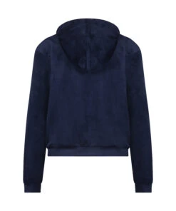 Velour Hoodie Jacket - Blue -Deals Bare Bralettes Store 204212 6