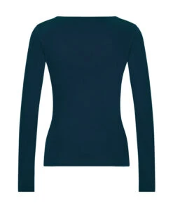 Top V-neck Long Sleeves - Blue -Deals Bare Bralettes Store 204216 6