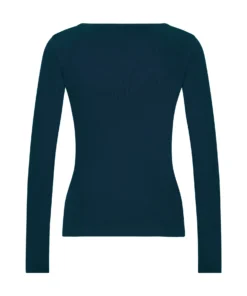 Top V-neck Long Sleeves - Blue -Deals Bare Bralettes Store 204216 6 scaled
