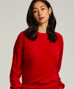 Velours Top - Red